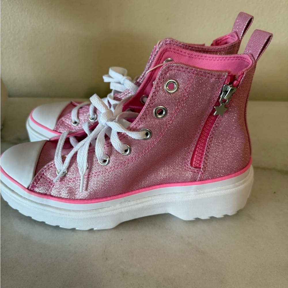 Marshalls Pink Kids Sneakers - Picture 5 of 13
